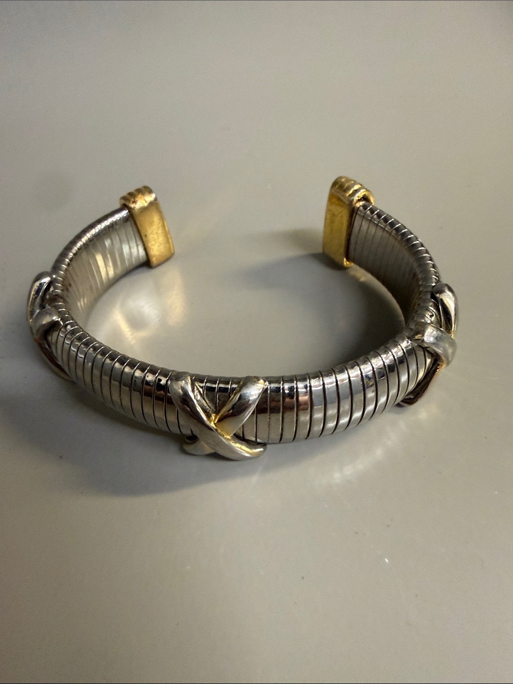 Avon Rare Vintage Silver Tone Cuff Bracelet
